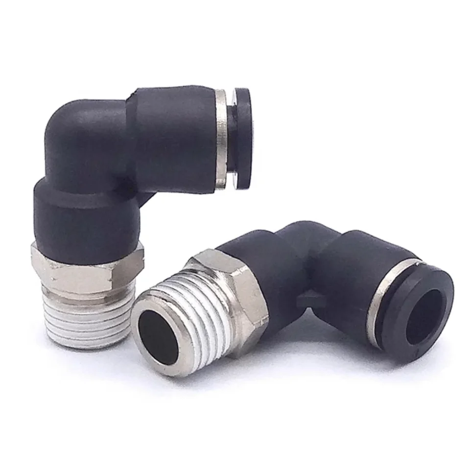 Hose Fitting | Quick Release Push to Connect | 1/4 NPT Elbow - Thumbnail 5
