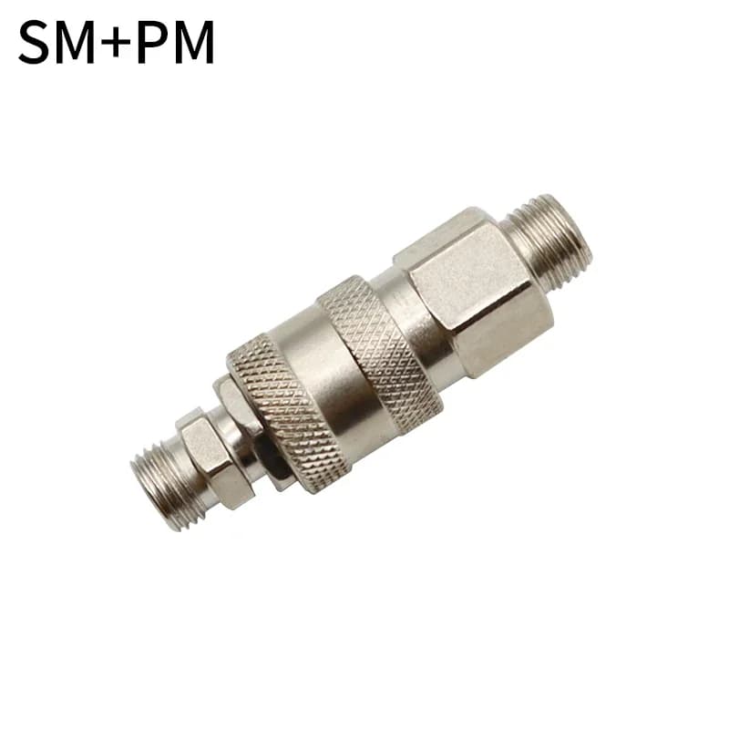 Quick-Release Air Fitting | High-Flow Pneumatic Coupling | Compressor Hose Connector - Thumbnail 4