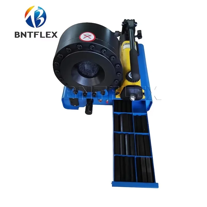 Portable Hydraulic Hose Press | BNT30A Hand Pump | Heavy-Duty Crimping Tool - Thumbnail 6