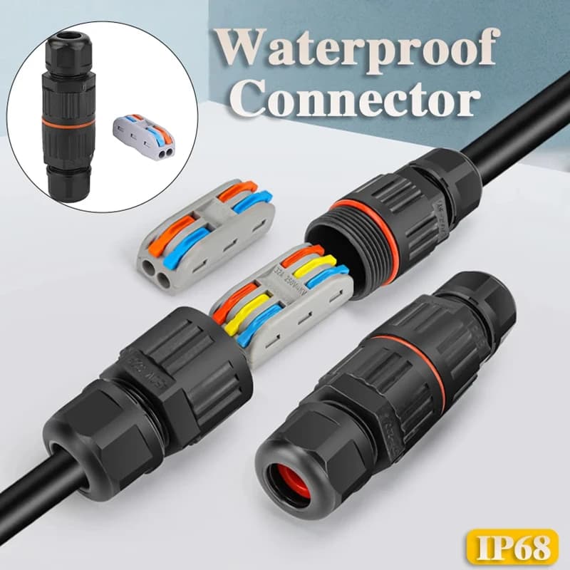 Waterproof Electrical Connectors | Solderless Quick-Connect Terminals for Outdoor LED Lighting - Thumbnail 2