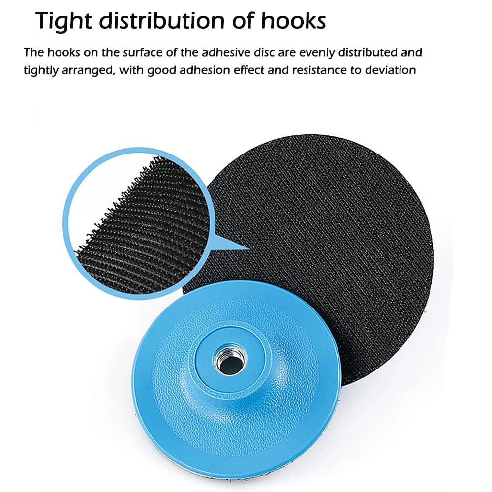 Self-Adhesive Backing Pad | 3 & 4 Discs | M10/M14 Thread for Sander & Angle Grinder - Thumbnail 4
