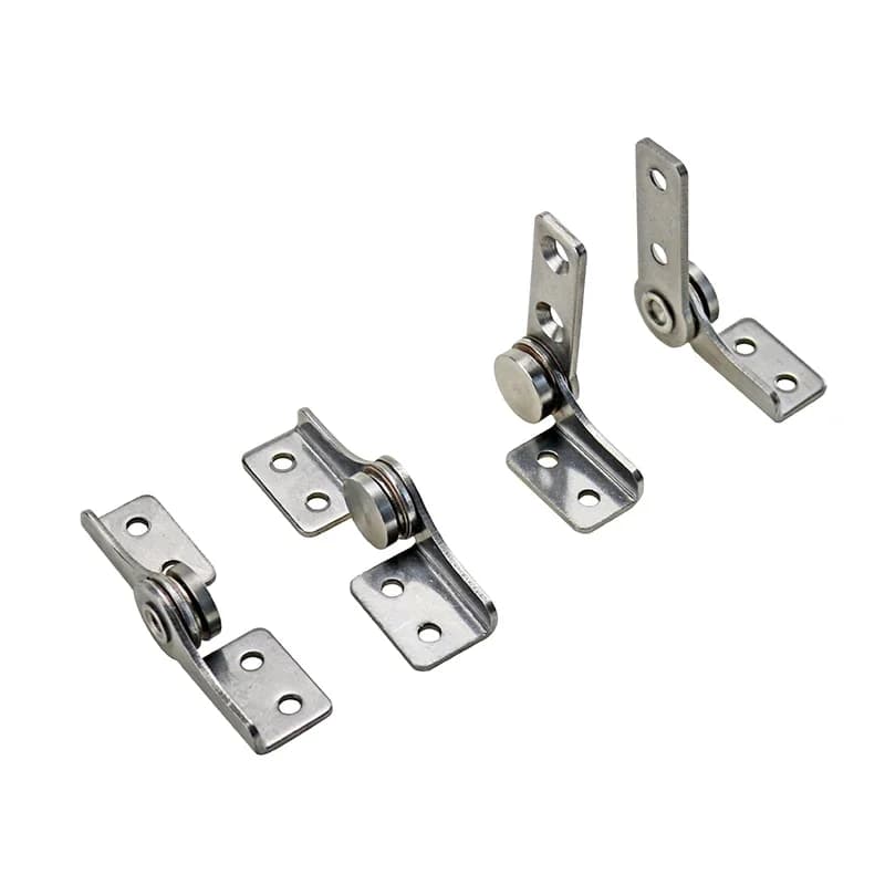 Equipment Damping Hinge | 304 Stainless Steel | Non-Adjustable Torque & Stop Mechanism - Thumbnail 2