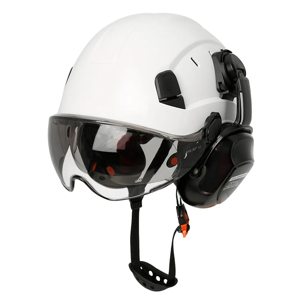 Work Safety Cap | Built-In Visor & Goggle | ANSI Engineer Hard Hat Protection - Thumbnail 5