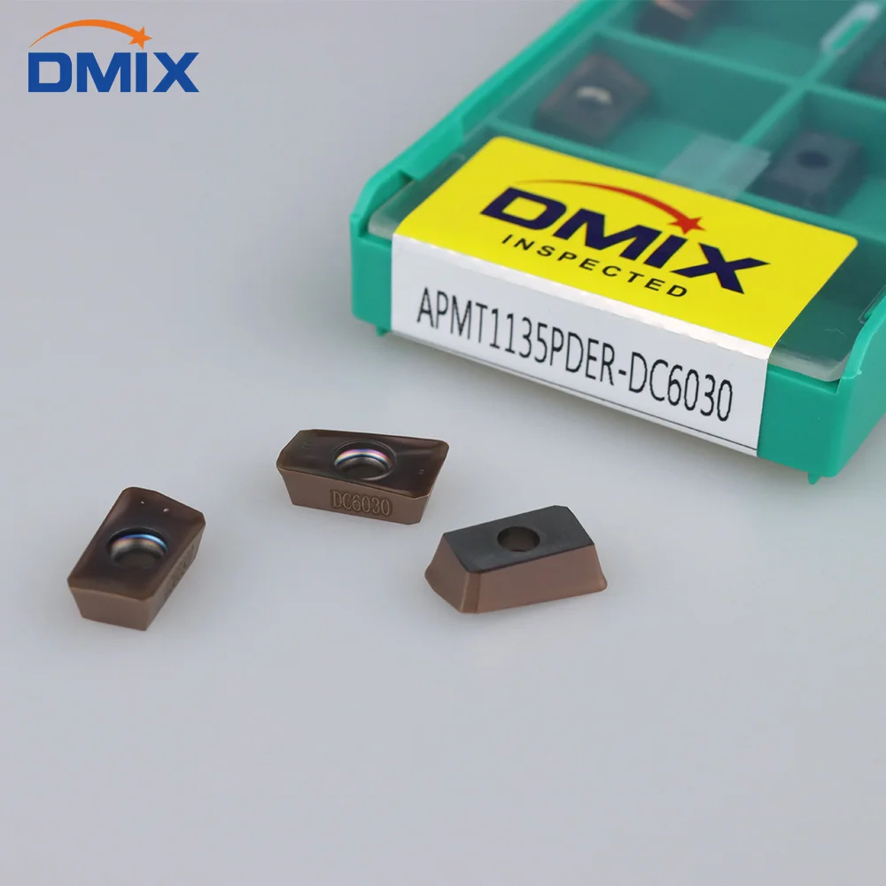 Carbide Inserts | For APMT1135 Blades | DMIX BAP300R EAP300R Milling & Shoulder Cutting - Thumbnail 4
