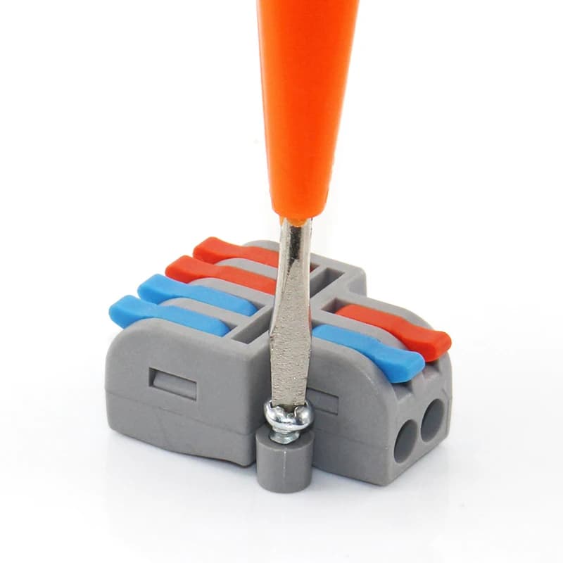Push-In Terminal Blocks | Fast-Wiring Electrical Connectors | 10-Pack for Home & DIY - Image 1