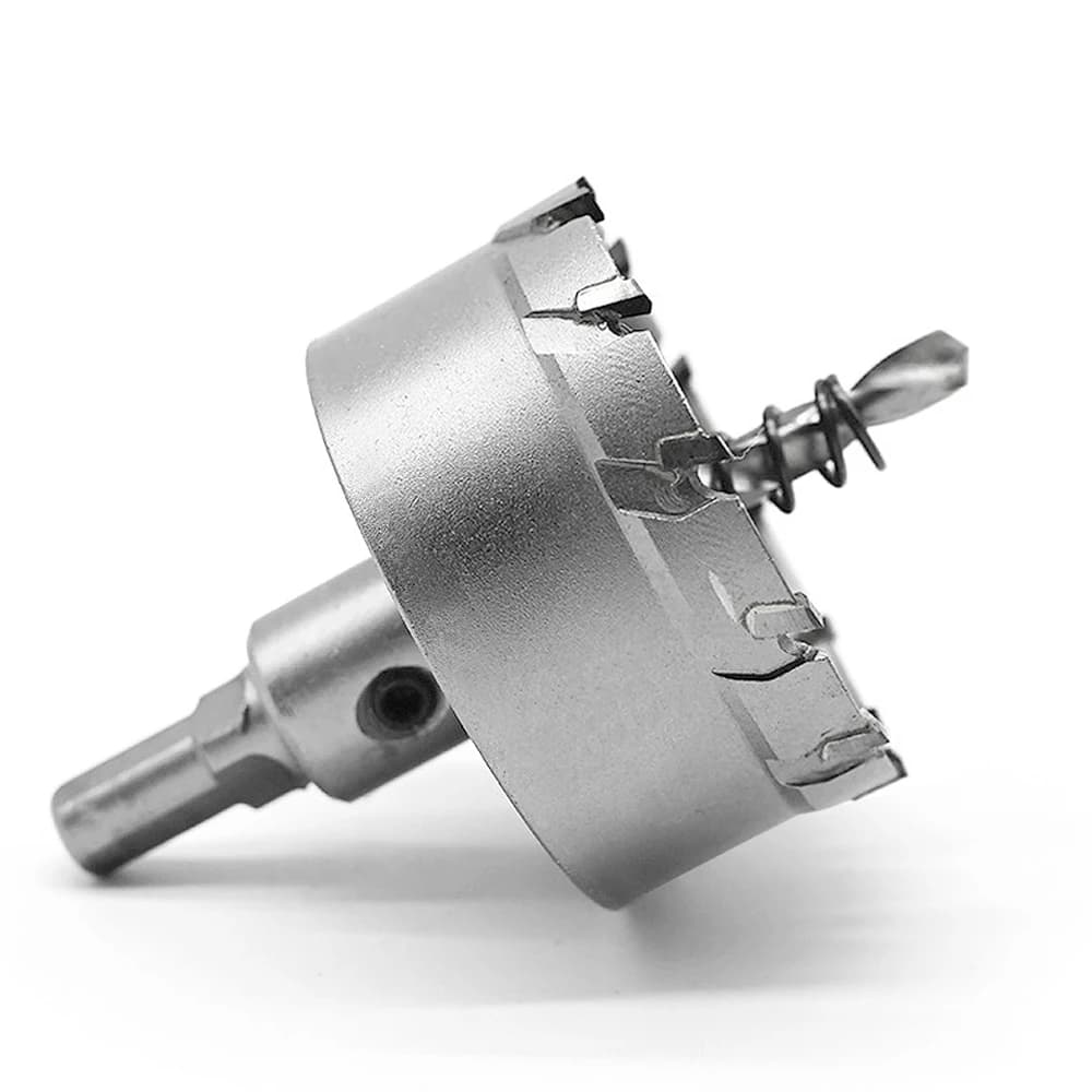 Carbide-Tipped Hole Saw | 15-100mm Core Drill Bit for Metal & Stainless Steel - Thumbnail 7