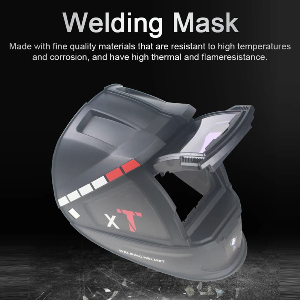 Auto-Darkening Welding Helmet | True Color View | Solar-Powered Lens - Thumbnail 3