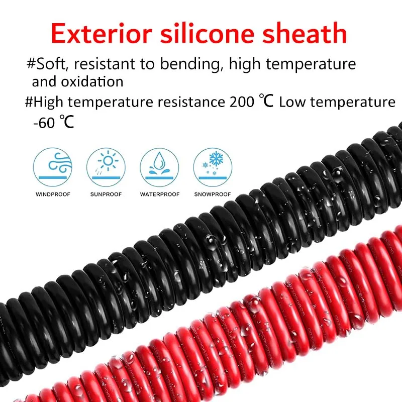 High-Voltage Silicone Wire | 2-18 AWG Heat-Resistant Copper Cable for Inverters & Battery Systems - Thumbnail 4