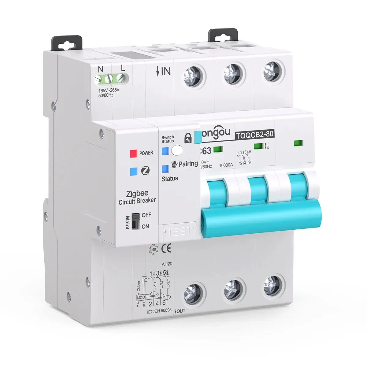 Circuit Breaker with Energy Monitoring | Zigbee Wireless Control | Remote & Timer Functions - Thumbnail 4
