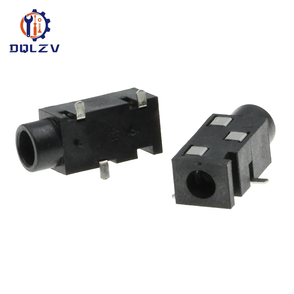 PJ-320B 3.5mm Stereo Audio Jack | SMD Female Connector | Premium Headphone Port Replacement - Thumbnail 2
