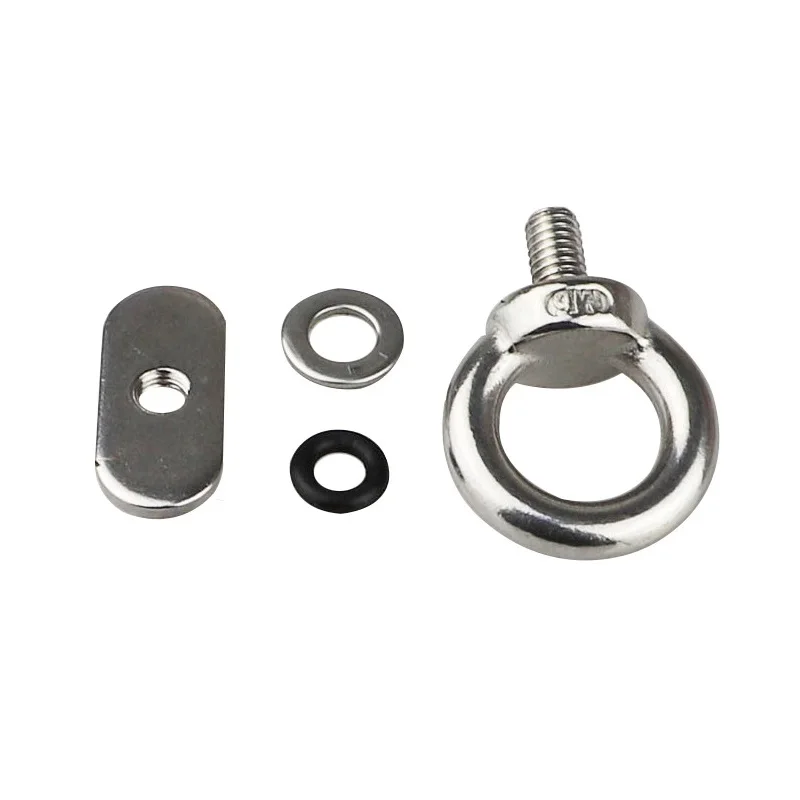 316 Stainless Steel Eye Bolt Track | Kayak & Canoe Fasteners | Trailer & Tent Hardware - Thumbnail 4