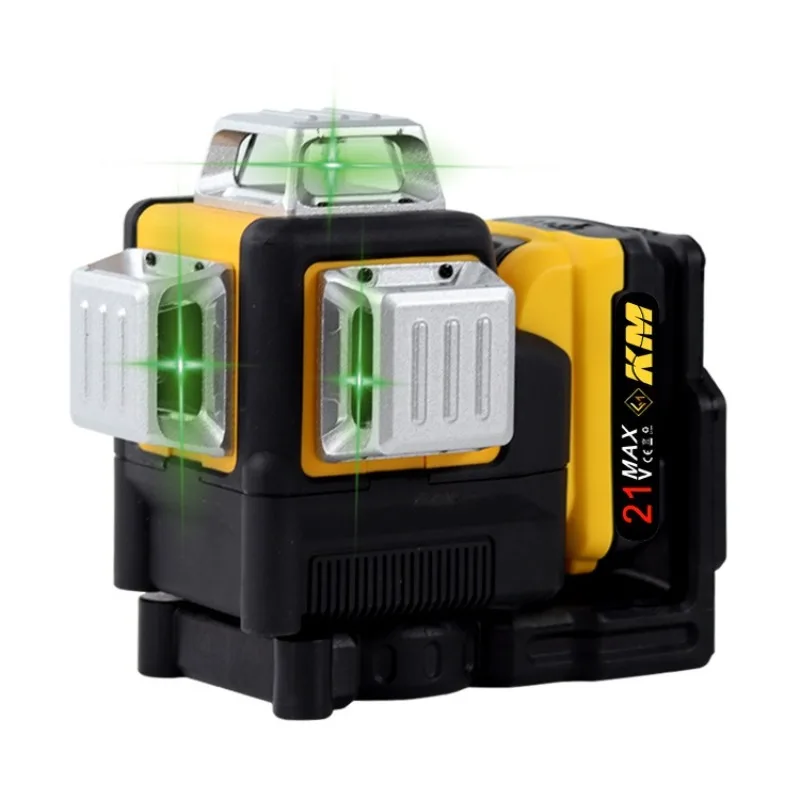 Laser Level | 360° High-Precision Self-Leveling | 12V Professional Grade - Thumbnail 2