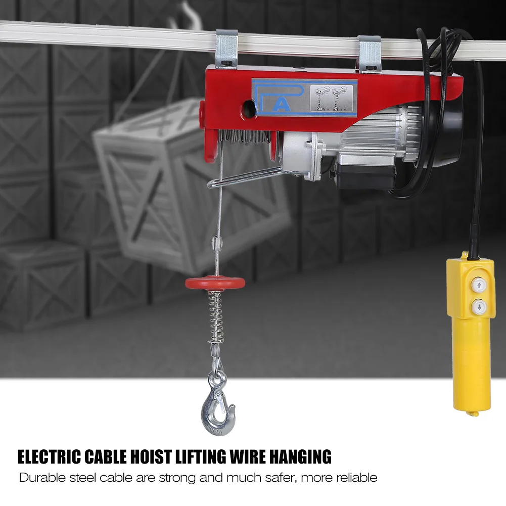 Electric Cable Hoist | 100-200kg Lifting Capacity | Heavy-Duty Overhead Crane System - Thumbnail 4
