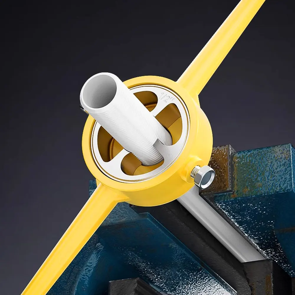 PVC Pipe Threading Kit | Manual & Electric Tool for 1/2 & 3/4 Pipes - Thumbnail 5