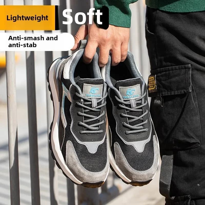 Safety Shoes | Odor-Proof & Insulated | Construction Site Labor Protection Footwear - Thumbnail 6