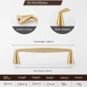 Brushed gold-96MM