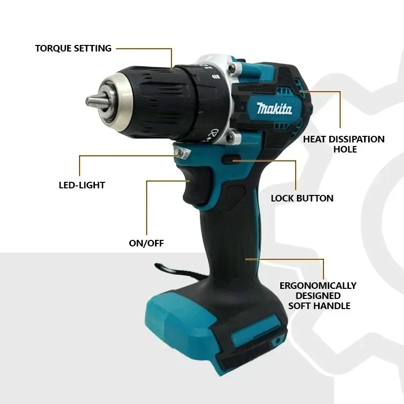 Makita DDF487 18V Brushless Impact Driver | Professional Cordless Power Tool - Thumbnail 2