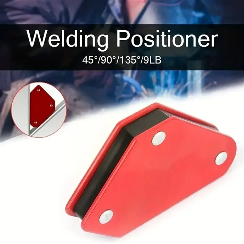 Welding Magnet Set | 4-Piece 45/90/135° Angle Holder | 9LB Magnetic Clamp for Precision Positioning - Thumbnail 5