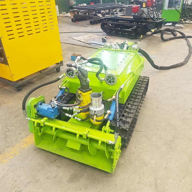 Professional-Grade Submersible Dredge Pump | Heavy-Duty Rubber Tracks | Pipe & Culvert Cleaning System - Thumbnail 3