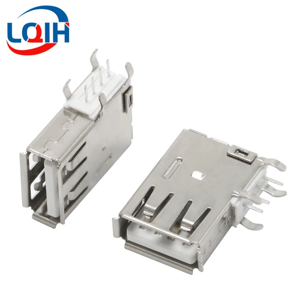 USB Type-A & Type-B PCB Sockets | 90-Degree & Straight Solder Jacks for Secure Connections - Thumbnail 4