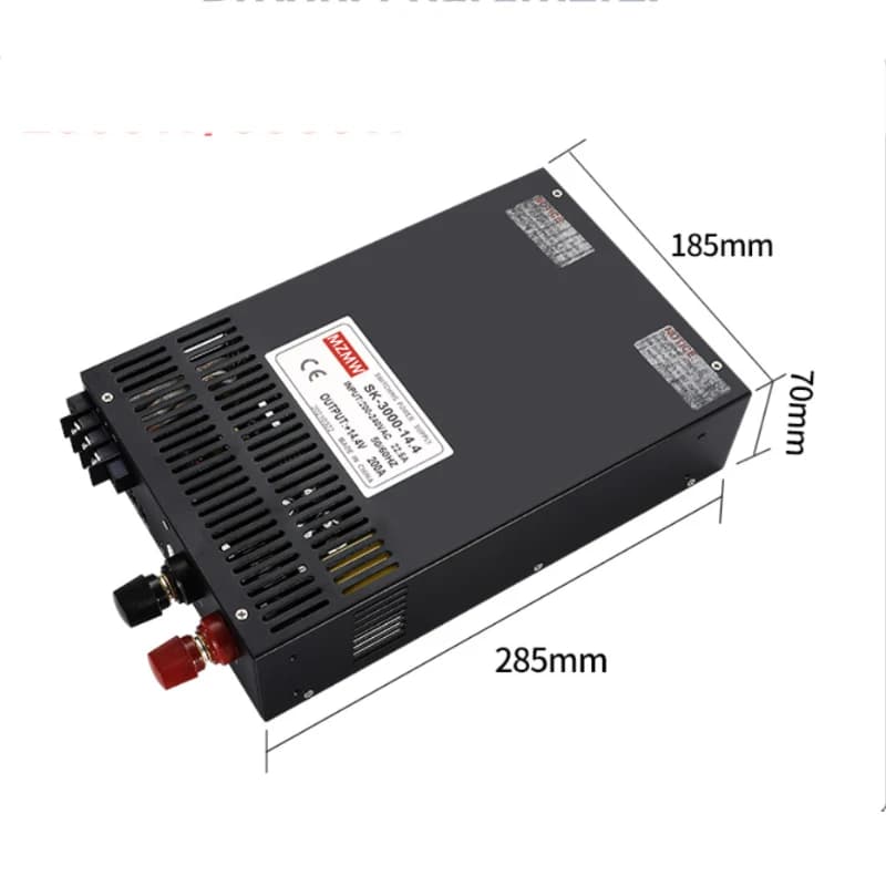 Adjustable Switching Power Supply | 3000W High-Power | 0-220V CC/CV Bench Lab SMPS - Thumbnail 4
