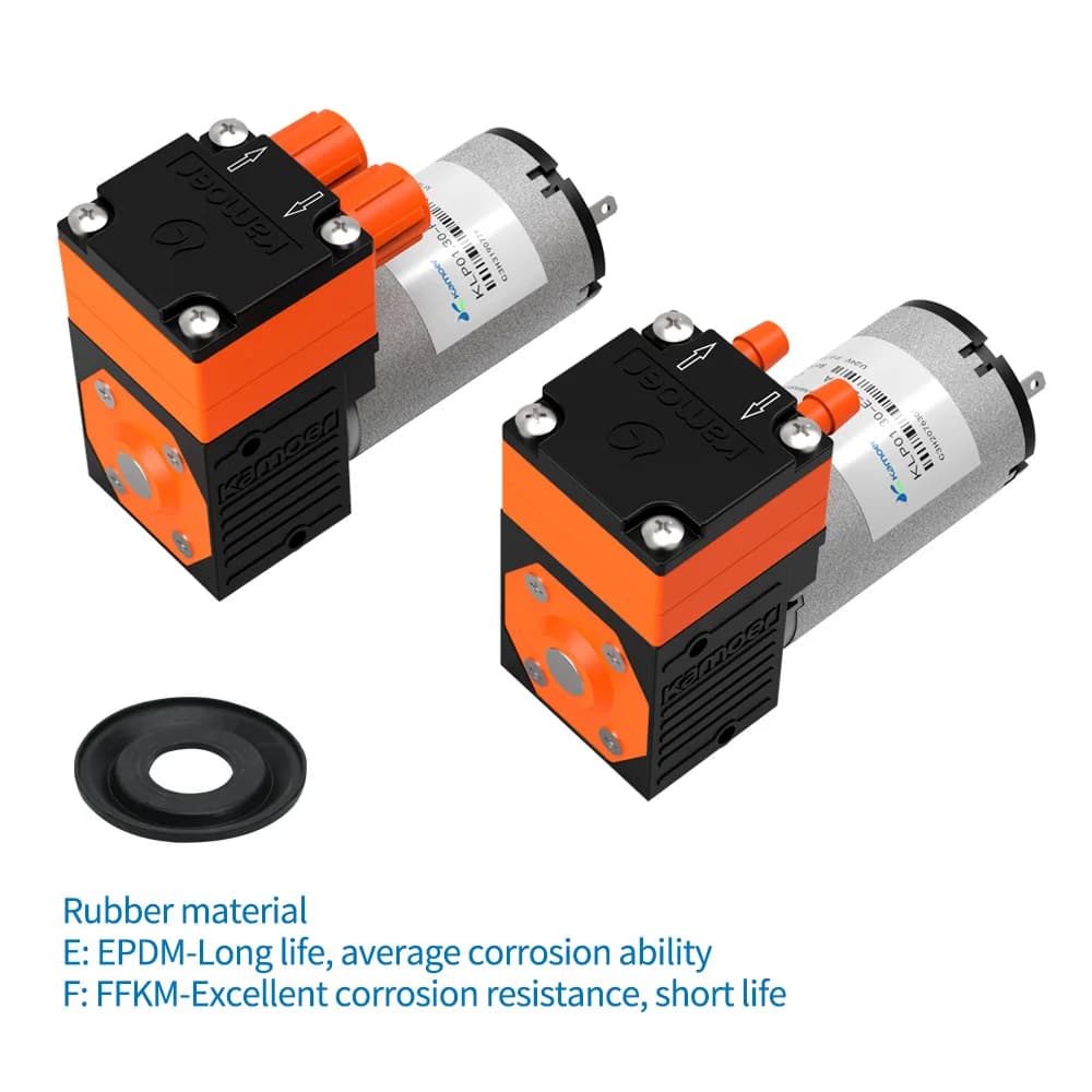 Flow Diaphragm Pump | 400ml/min 12V/24V DC | Lab & Waste Water Applications - Thumbnail 2