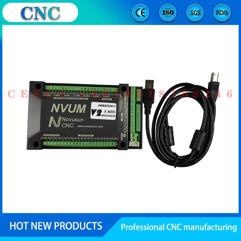 6-Axis CNC Motion Controller | Mach3-Compatible USB System | Engraving & Processing Support - Thumbnail 5