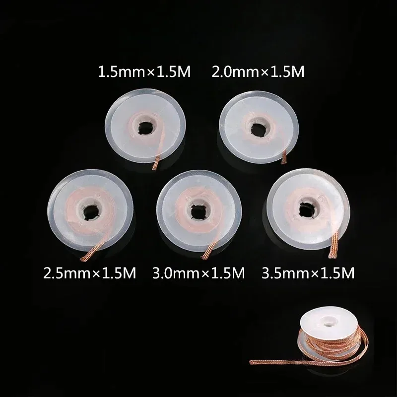 Desoldering Braid | 1.5mm & 3mm Copper Wick | Precision Solder Removal Tool - Thumbnail 4