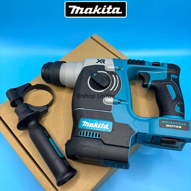 Makita Brushless Hammer Drill | High-Torque Cordless Power Tool for Drilling & Chiseling - Thumbnail 2