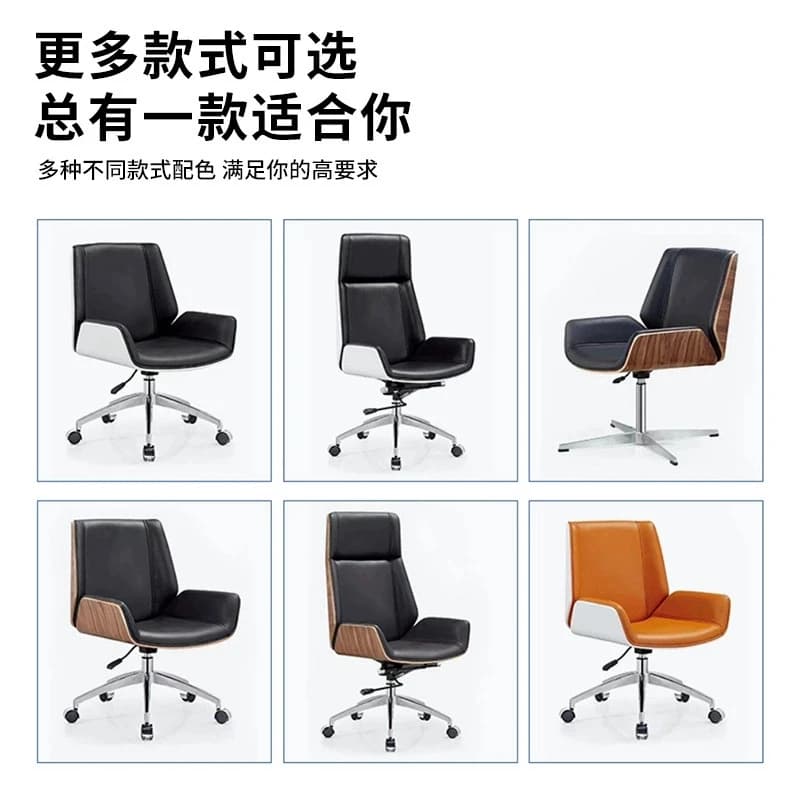 Office Chair | Comfortable Administrative Swivel Chair | Height Adjustable for Long Sitting - Thumbnail 4