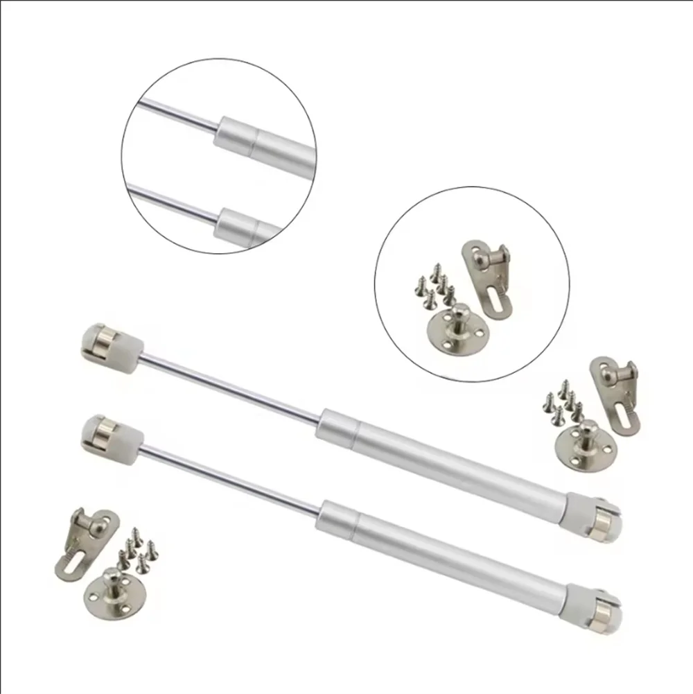 Soft-Close Hydraulic Cabinet Hinges | 6-Piece Set | Silent Kitchen Door Lift Support - Image 1
