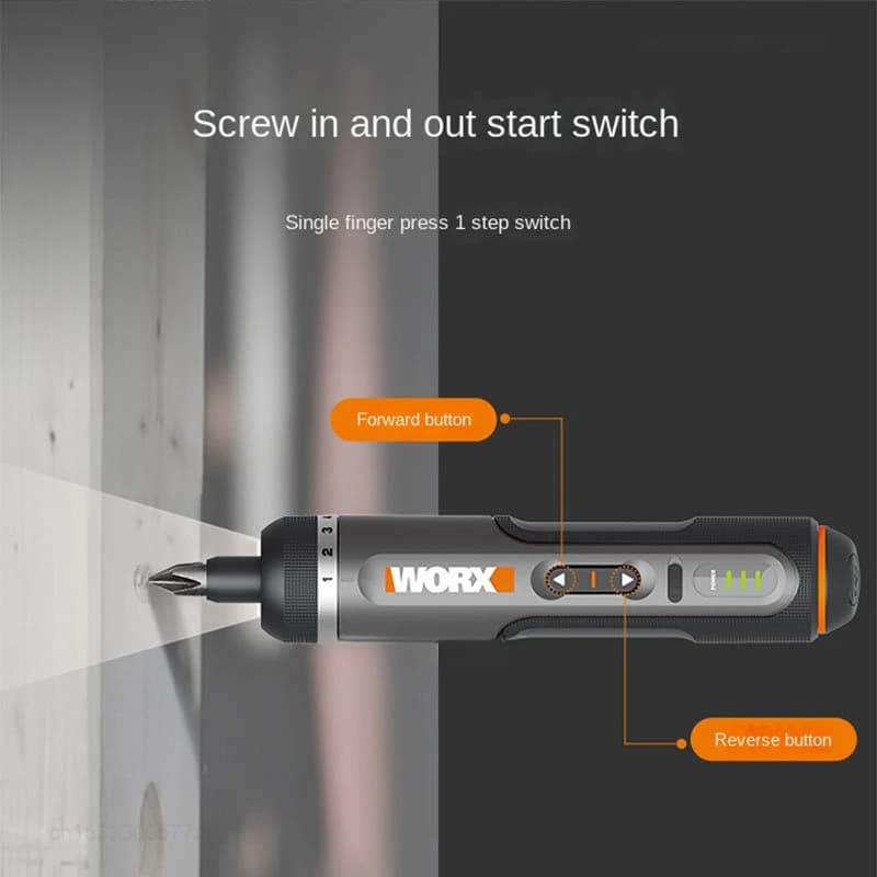 Cordless Screwdriver Set | 4V USB-Rechargeable | 30-Piece Bit Kit | Compact Precision Tool - Thumbnail 5
