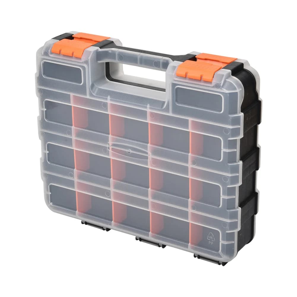 Double-Sided Tool Organizer | Portable Compartment Box | For Screws, Nuts & Small Parts - Thumbnail 4