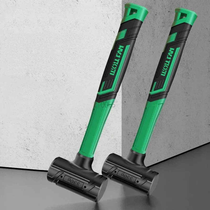 Shockproof Rubber Mallet | Non-Elastic with Built-in Steel Ball | Anti-Slip Woodworking & General Use - Thumbnail 5