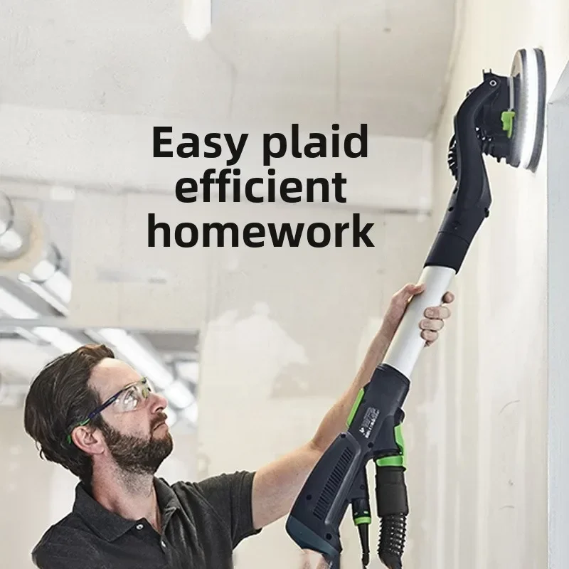 LHS 2 225 Wall Sander | Long Neck Dust Cleaner | 220V Professional Surface Prep Tool - Thumbnail 3