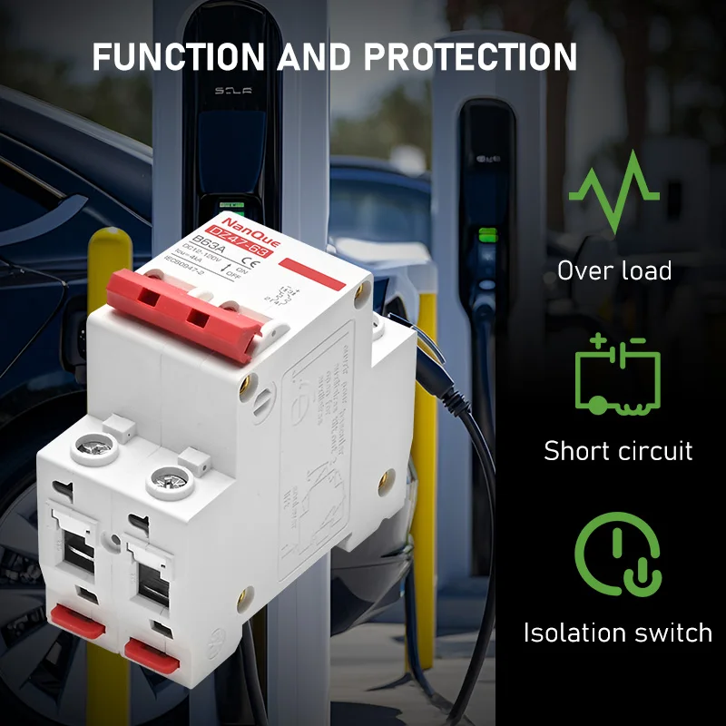 DC Circuit Breaker | 12-120V B-Curve Protection | 1-150A for Battery & Inverter Systems - Thumbnail 3