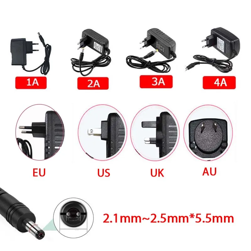 AC/DC Power Adapter | 5V 10A Switching Supply | For LED Lighting & CCTV Systems - Thumbnail 2