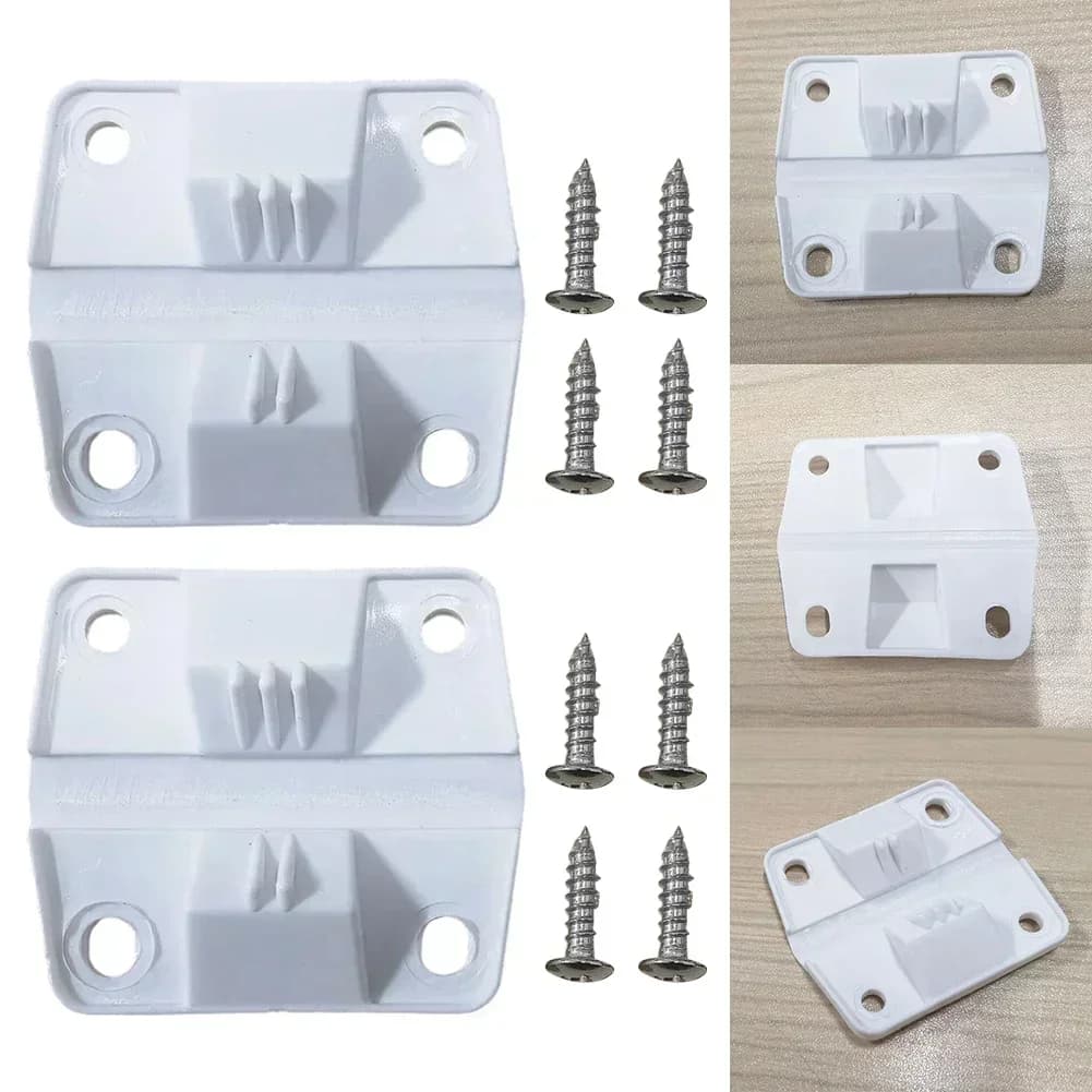 Cooler Hinges Replacement Kit | 2-Piece Set with 8 Screws | Durable Cooler Repair Hardware - Thumbnail 3