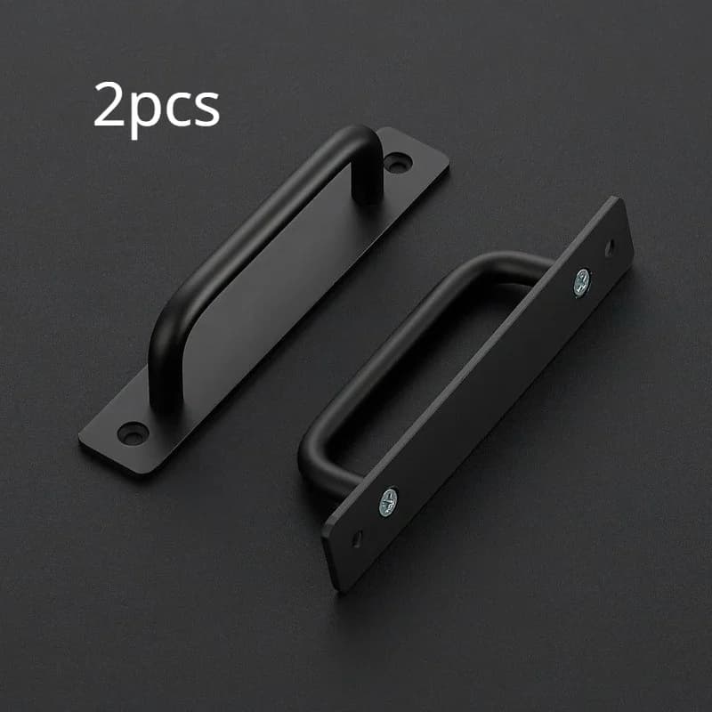 Barn Door Handles | 2-Pack Aluminum Alloy Pulls | Sliding Cabinet & Furniture - Thumbnail 3