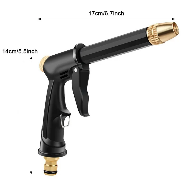 Pressure Water Gun | 8-in-1 Multi-Function Nozzle | Car Washing & Garden Hose Sprayer - Thumbnail 6