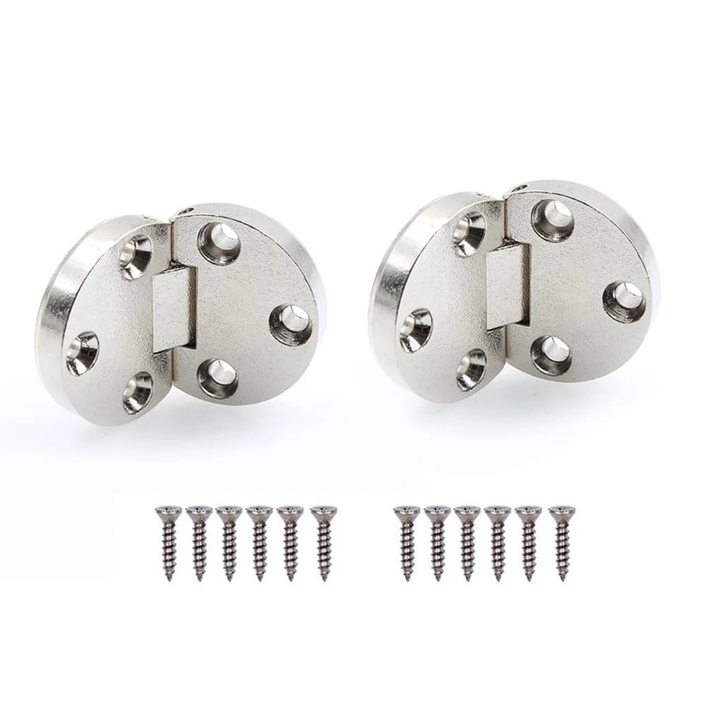 Folding Table Hinge | 2-Pc Zinc Alloy Bracket | Hidden Flap Support for Home Cabinets - Thumbnail 3
