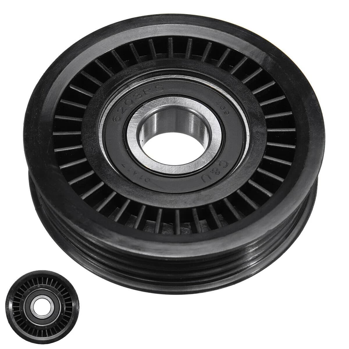 A/C Belt Tensioner Pulley | OEM 73131AC000 73131FC000 | Baja Impreza Legacy Forester 2.5L - Thumbnail 2