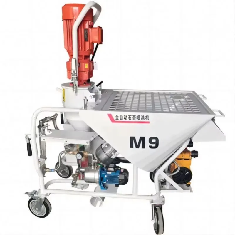 Mortar & Plaster Sprayer | Electric Rendering Pump for Drywall & Cement - Thumbnail 3