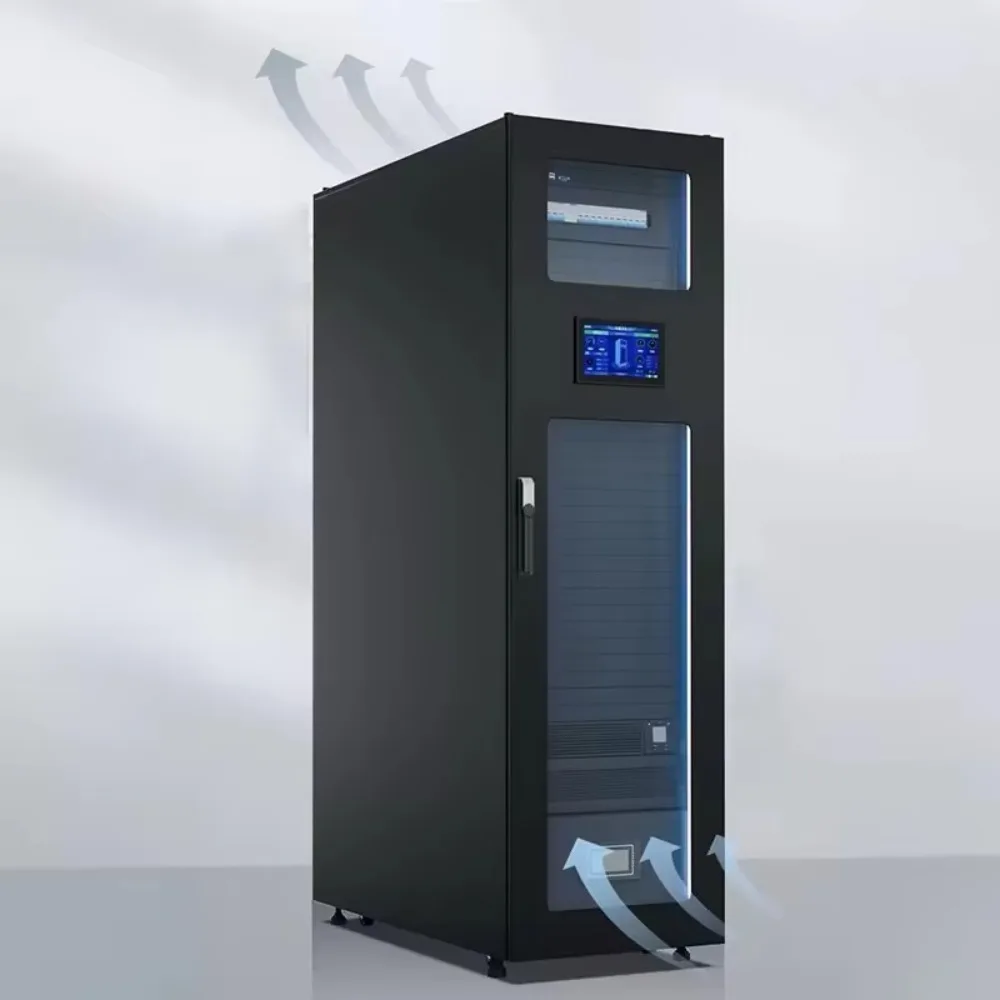 High Quality Data Center Smart Cabinet Perforated Door Network Cabinet Hexagonal Hole IDC Modular Data Center Server Rack - Thumbnail 2
