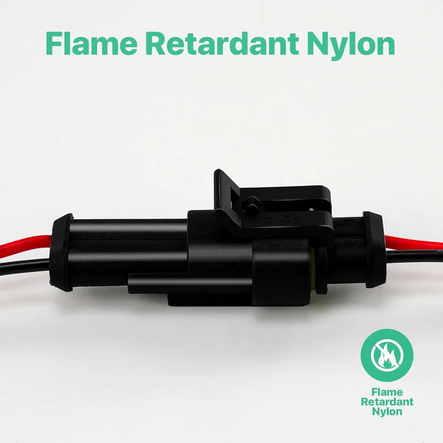 Waterproof Electrical Connectors | 5-Pair 2-Pin Set | 12V DC Plug for Secure Wiring - Thumbnail 3