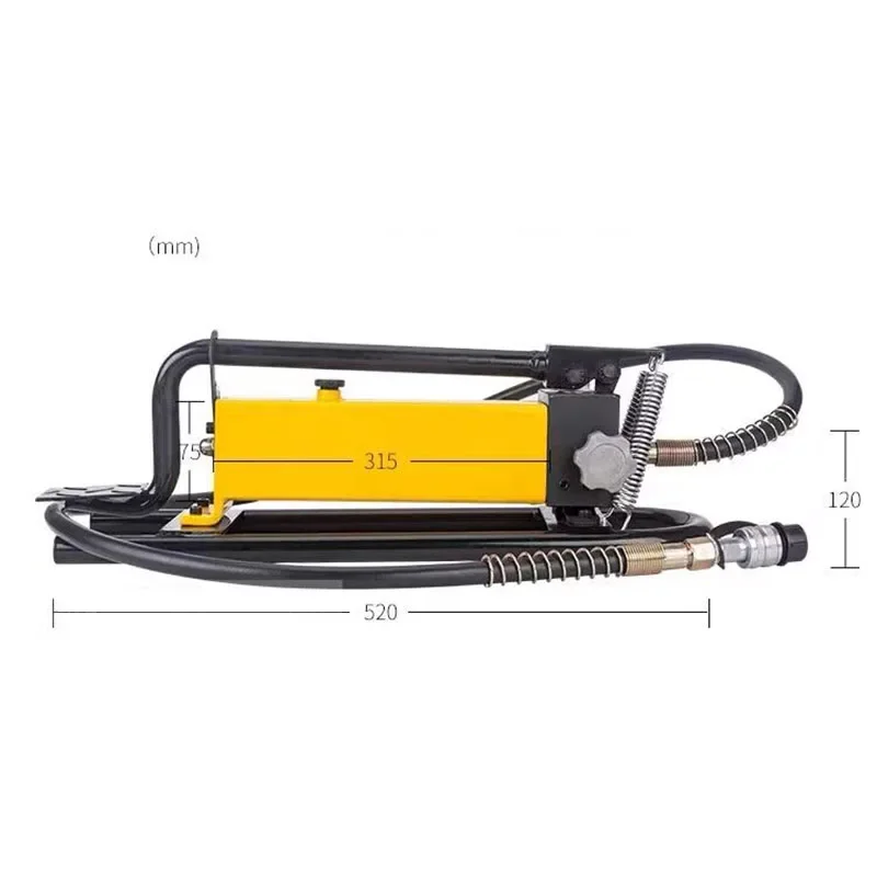 Portable Hydraulic Pump Station | CP-700D Manual High-Pressure System for Crimping & Clamping - Thumbnail 5
