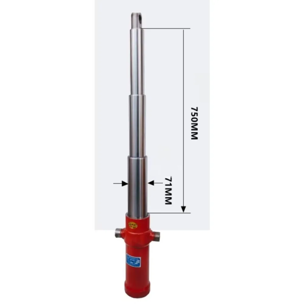 Multi-Stage Telescopic Hydraulic Jack | Heavy-Duty Lifting Cylinder - Thumbnail 2