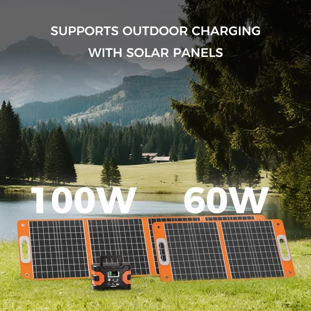 Power Station | 150W AC Outlet & 166Wh Capacity | Solar-Ready for Camping & Emergency Backup - Thumbnail 6