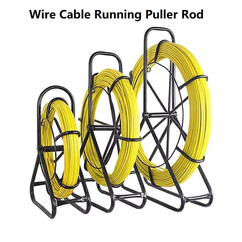 Fiberglass Cable Pulling Rod | 4mm, 5mm, 7mm Sizes | Conduit & Duct Installation Tool - Thumbnail 2