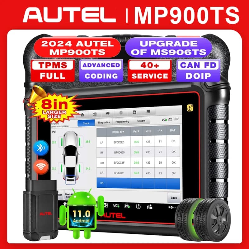 MaxiPRO MP900TS Scanner | TPMS Programming Tool | CANFD & DOIP Support - Thumbnail 2